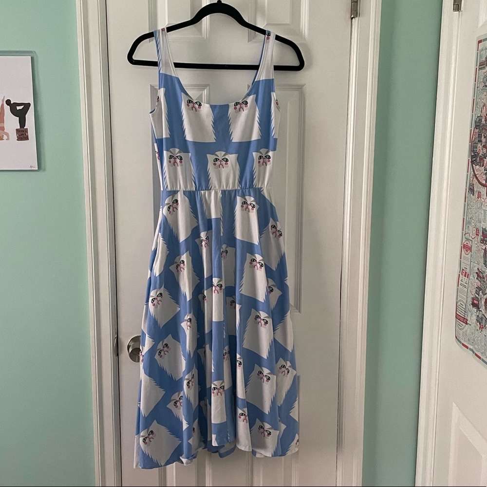 Nooworks Grumpy Cat Vacation Dress *Flaws*